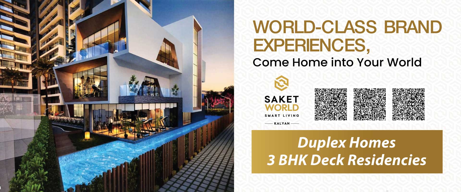 Saket World Duplex House | Sakte World Flat Price